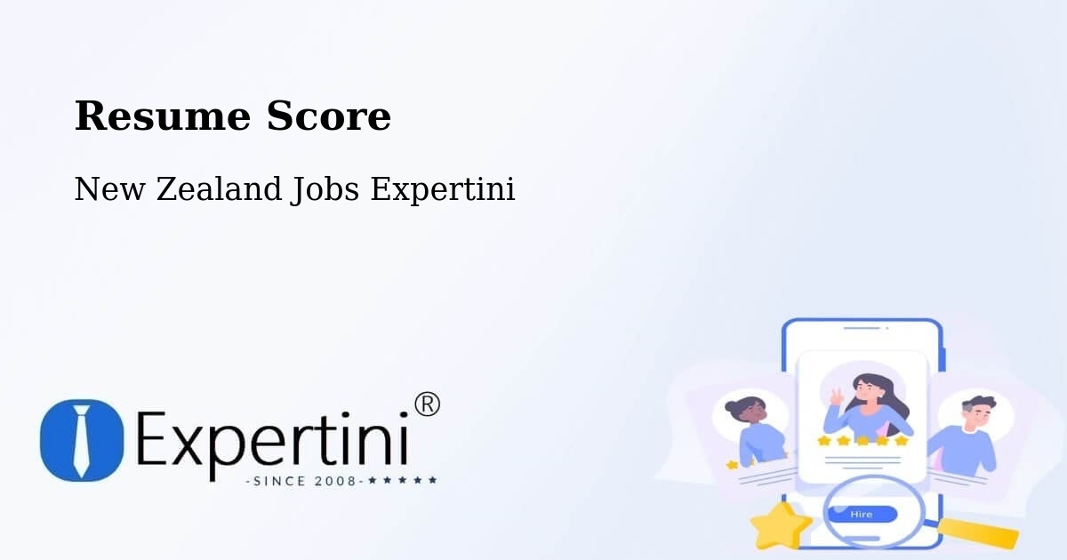 Resume Score - New Zealand Jobs Expertini